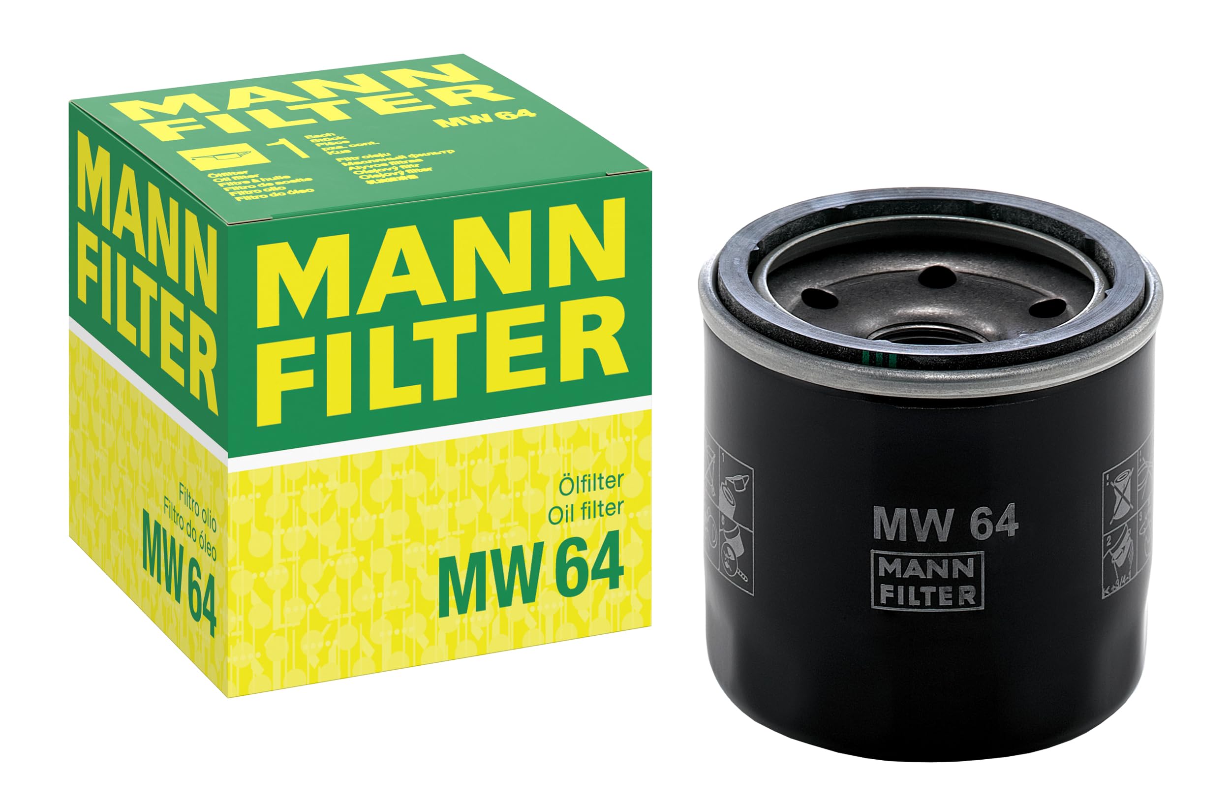 MANN-FILTER MW 64 Ölfilter - für Motorräder