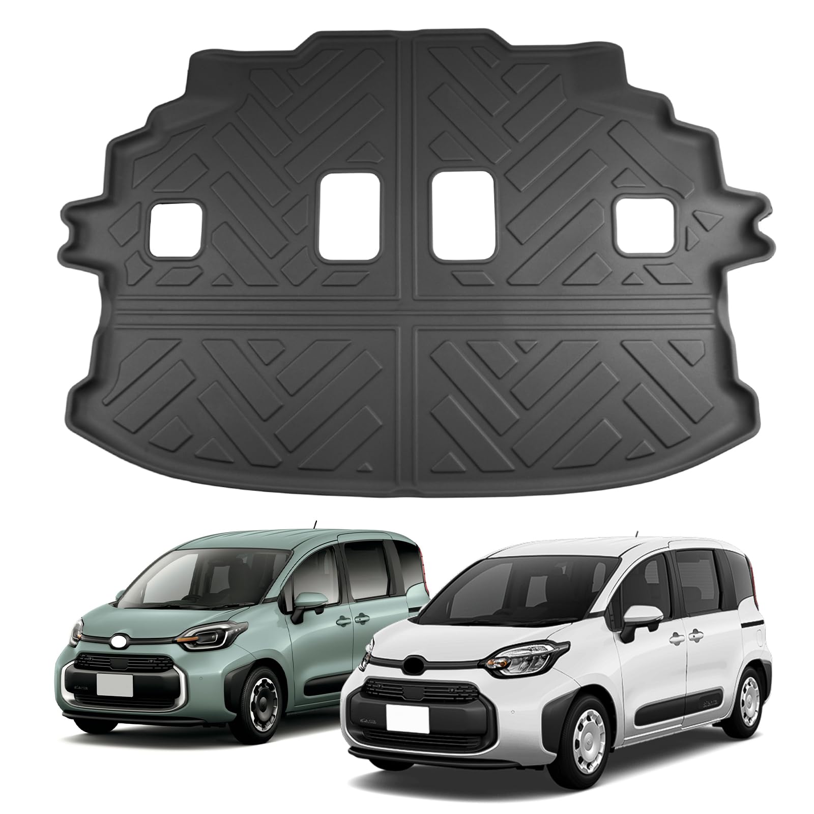 Amazon | 【CDEFG】2022新型 シエンタ 10系 15系 ラゲッジマット 