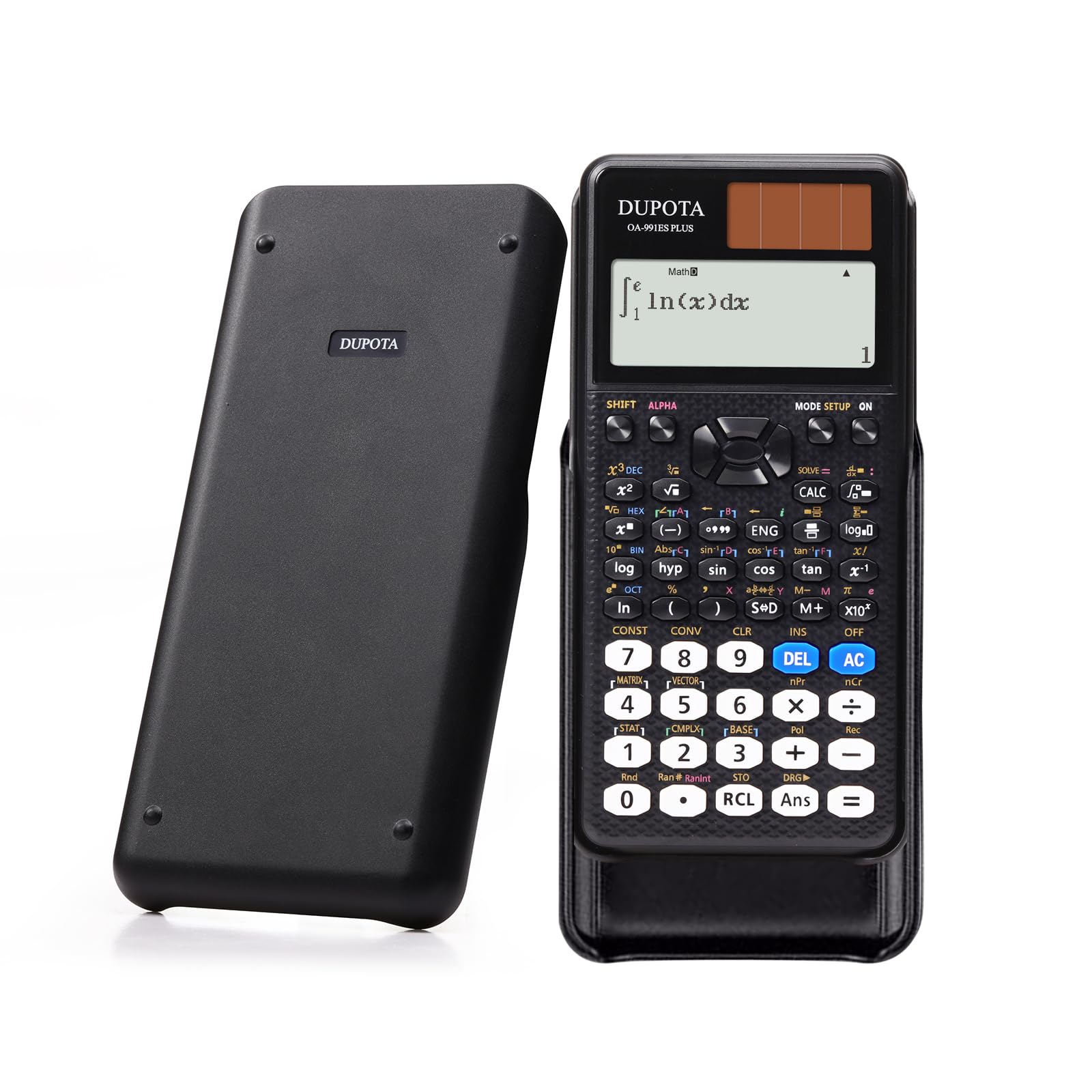 DUPOTA OA-991ES PLUS Scientific Calculator 417 Functions, Support Fraction and Decimal Point Conversion 10+2 Digits Written Display, Solar Battery - Ideal for Secondary School Students and Teachers