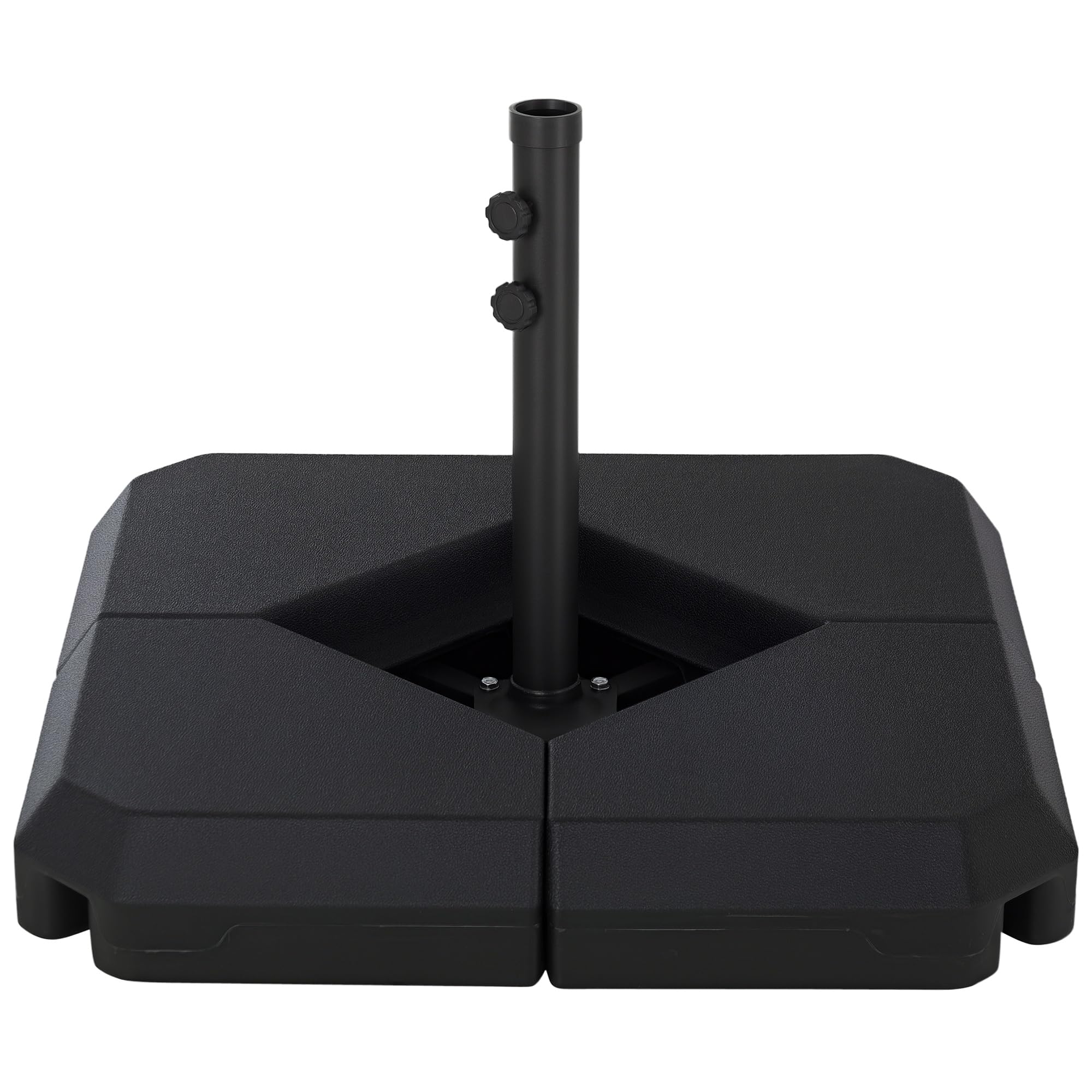 Outsunny Offset Umbrella Base with Cross Base