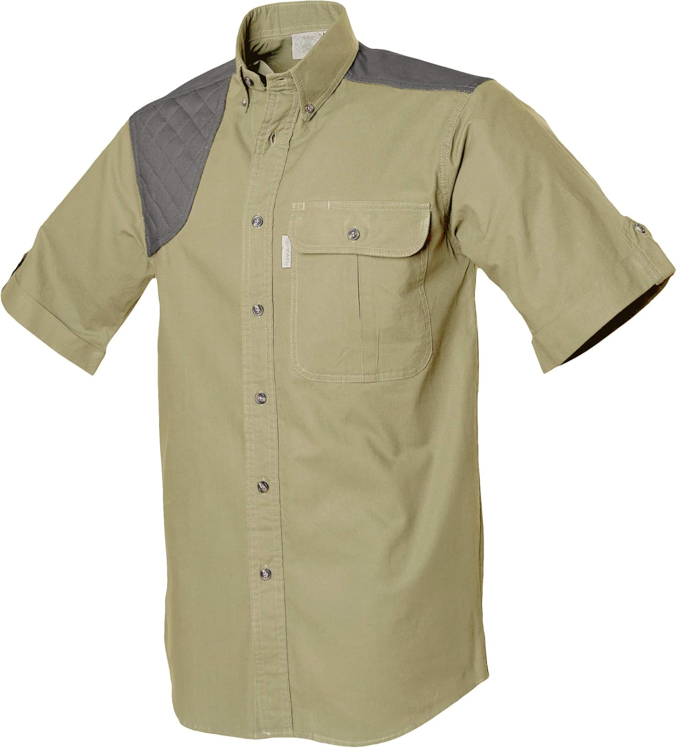 Tag Safari Upland Shirt for Men Short Sleeve 100% Cotton Shirt for Hunters Outdoor Activities - Image 2