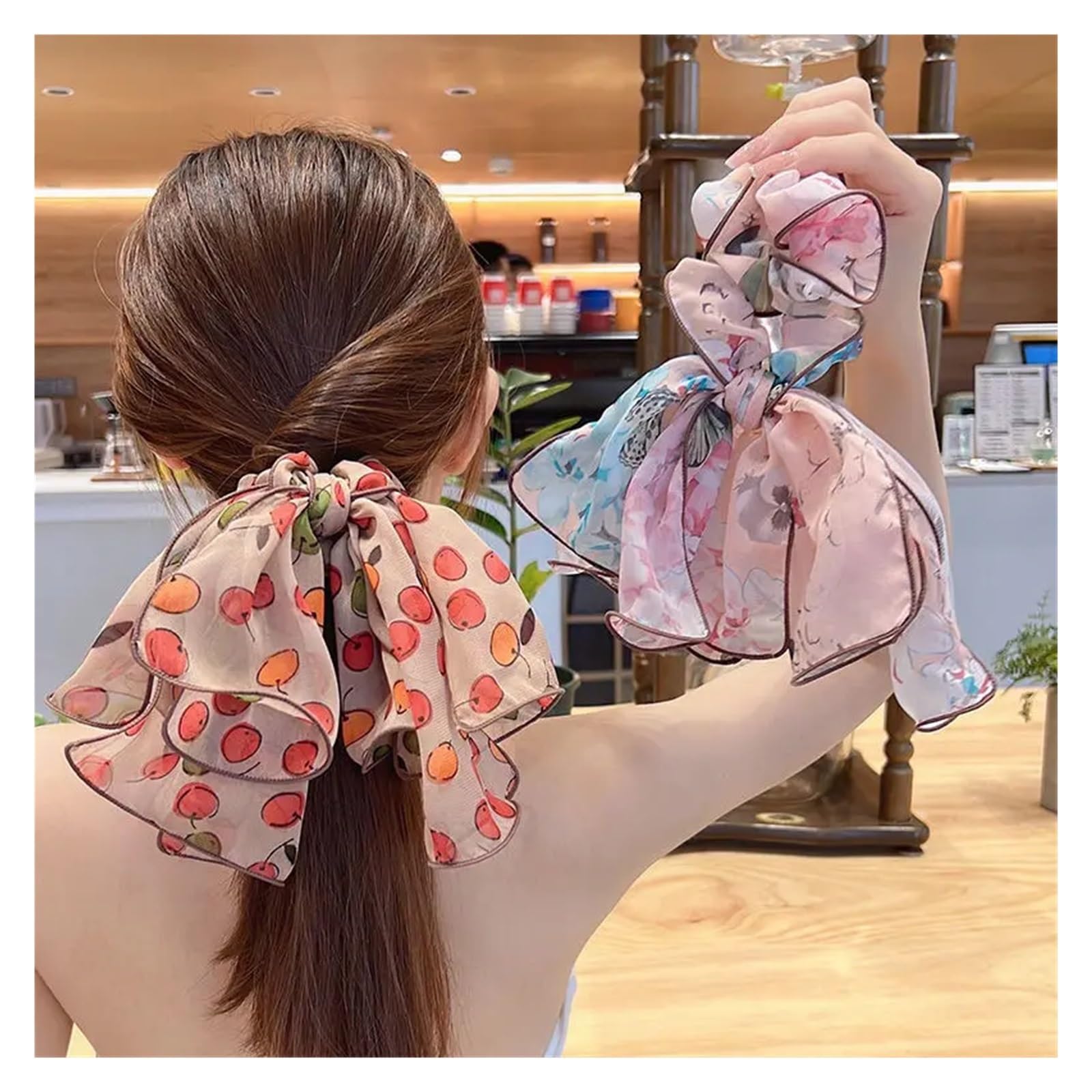 PañUelos Cuello Mujer Cuerda for el cabello for mujer, goma for el pelo estampada, lazo, coleta for niña, bandas elásticas for el cabello, lazos, accesorios for el cabello