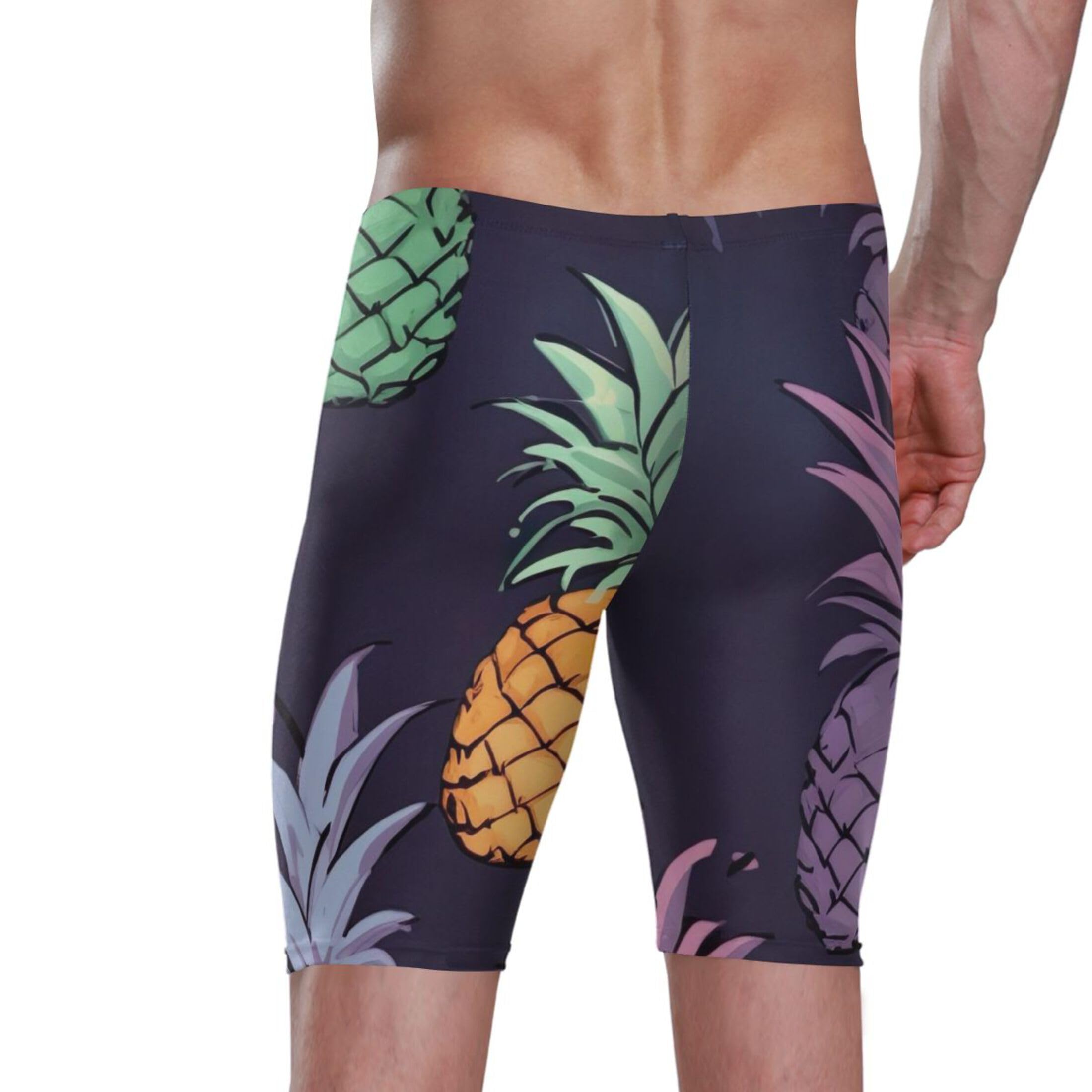 UMIRIKO Pineapple Fruit Men's Swim Jammers Swimsuit M B0401008