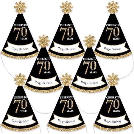 Mini Cone Birthday Party Hats 