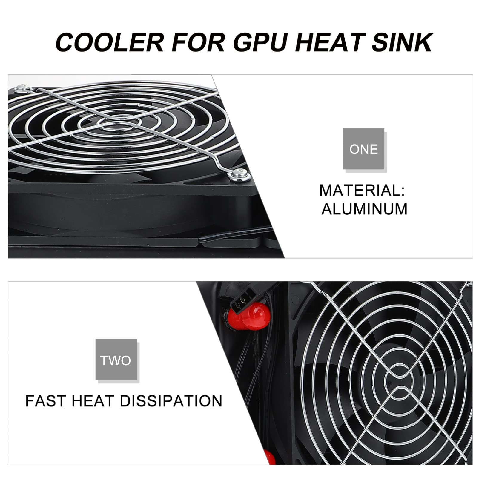 Mobestech Radiador Intercambiador De Calor De Aluminio Kit De Refrigeración Líquida Para Pc Con Disipador De Calor y Ventilador Para Sistemas De Refrigeración Por Agua