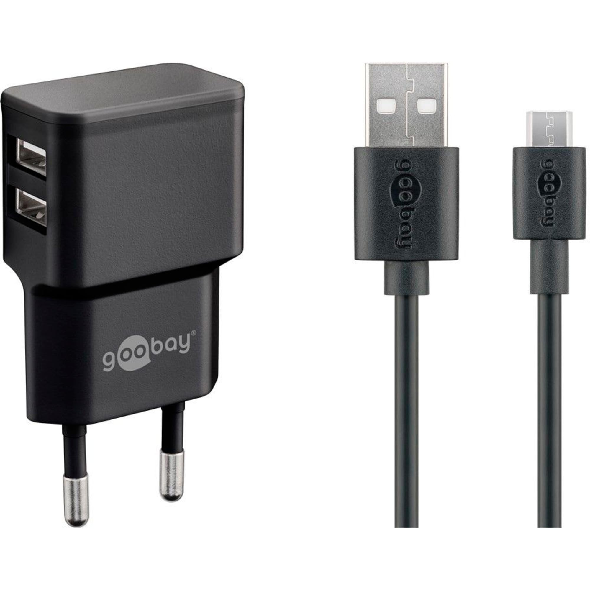 Ripley - CARGADOR VEX DUAL CON CABLE MICRO USB V8