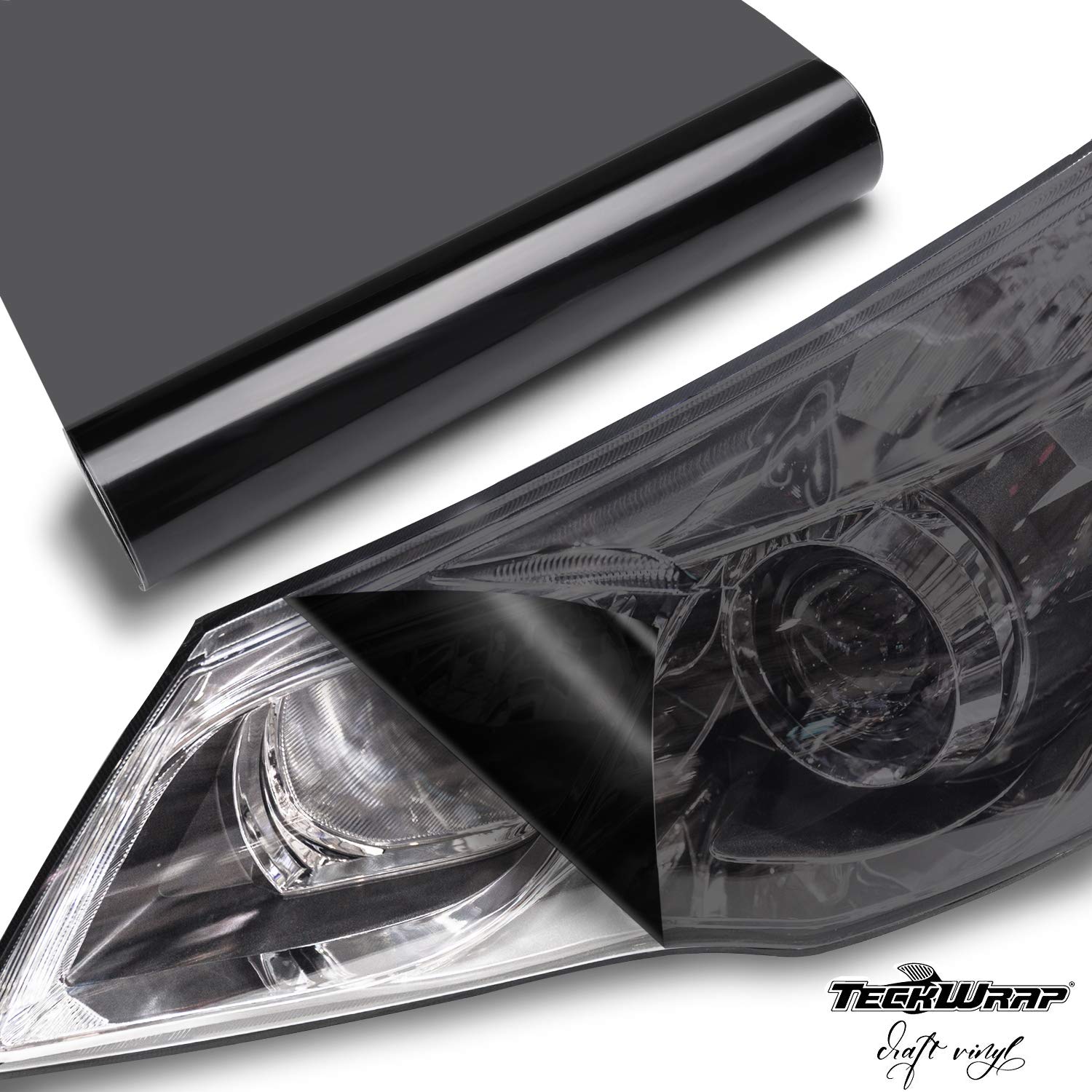 Amazon Co Jp Teckwrap ヘッドライトフィルム 浅黒 ライトブラック 30cm 0cm アイラインフィルム テールランプ フィルム グロス 艶有り フィルム シート シールタイプ 車 バイク