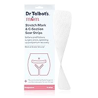 Vista 1 de Dr. Talbot's Mom - Tiras de cicatrices de silicona de grado médico para suavizar y aplanar cicatrices quirúrgicas, 6