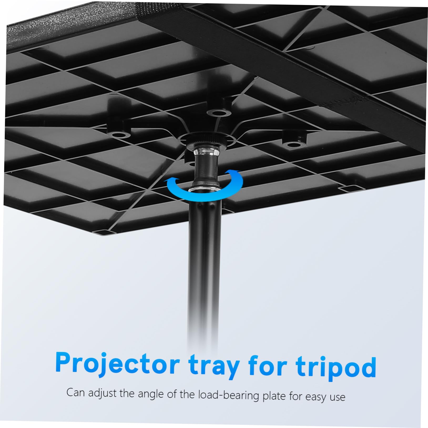 NUOBESTY Supporto per Proiettore Vassoio Regolabile in Metallo e Plastica, Altezza Massima 120 Cm, Leggero e Portatile per Sala Spettacoli, Streaming e Casa
