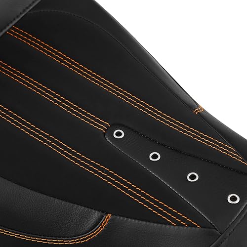 Vista 103 de Asiento de motocicleta para conductor y pasajero, apto para Harley Dyna Wide Glide Low Rider Street Bob Fat Bob FXDF Super Glide Custom FXDC
