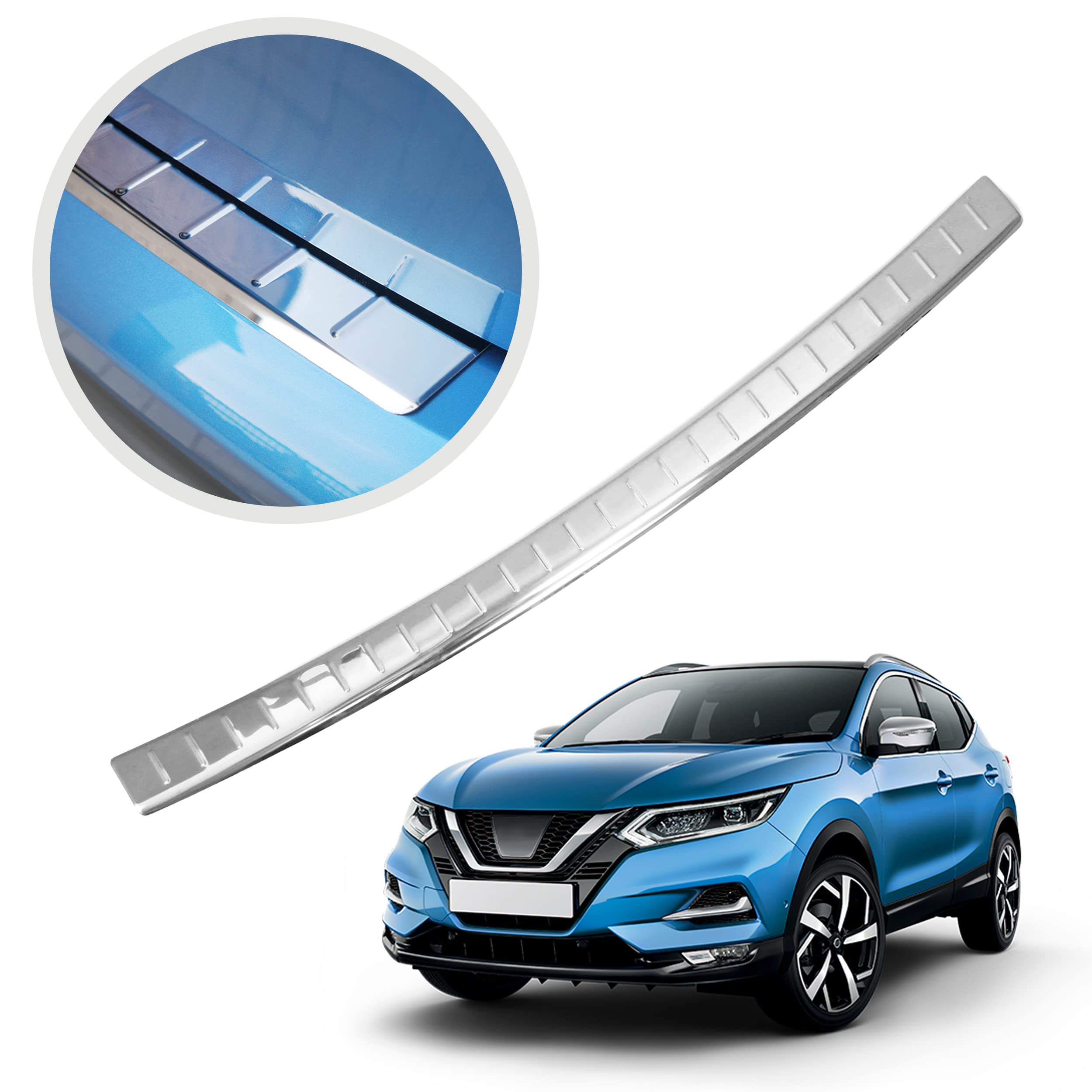 Protection Pare-Chocs Arrière CHROMEMASTER Pour Renault Express 2021- - Acier Inox Brossé
