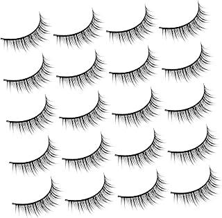 HONMEET 10 Pares De Cílios Postiços Cílios Postiços Naturais Cílios Postiços De Fibra Vegetal Cílios Profissionais Em Massa Cílios Femininos Cílios Postiços Cílios Postiços Fofos Cílios