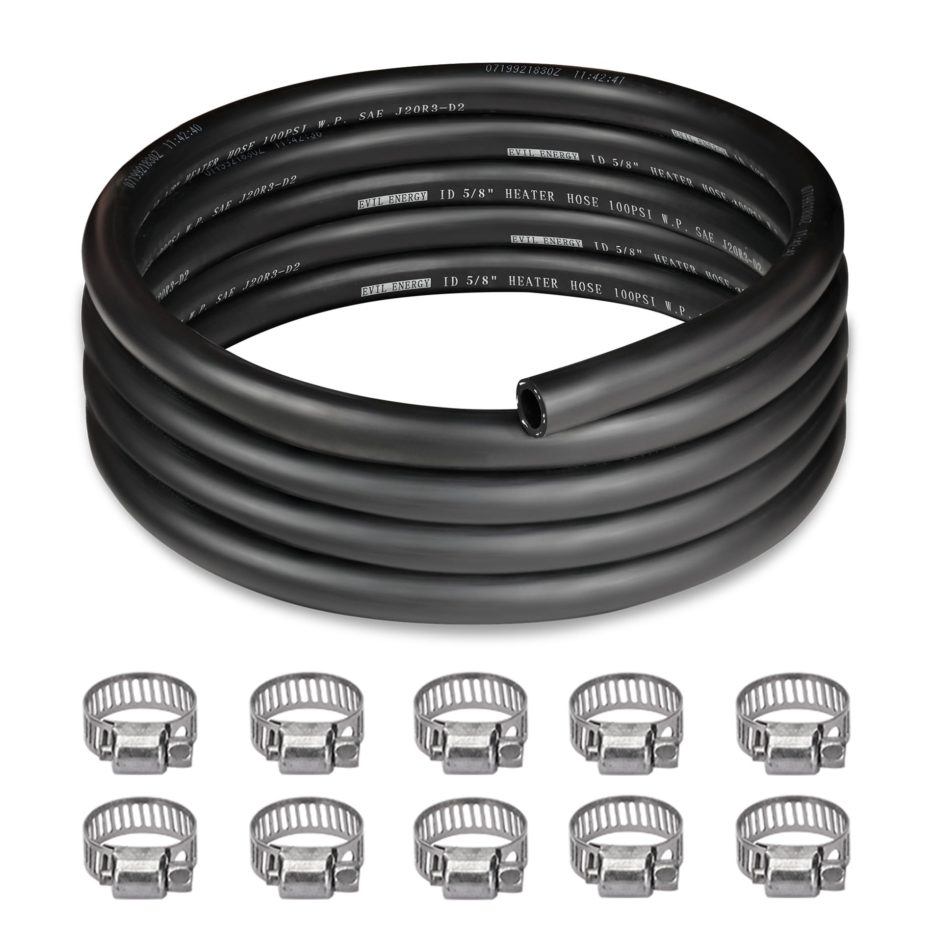 EVIL ENERGY 5/8" Heater Hose 10FT Coolant Radiator Hose - belts hoses and pulleys automotive | Mubboo