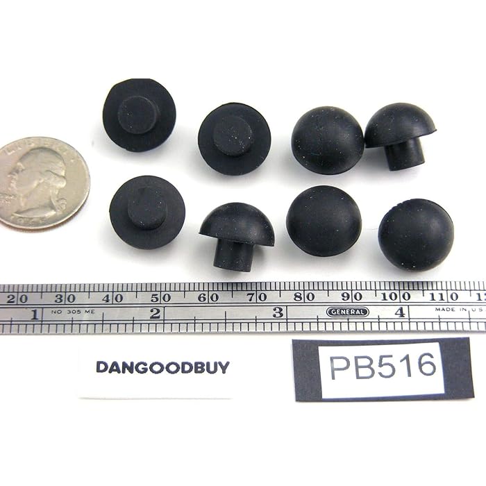 Buy KapOD Grommets and Hole Plugs 8 Rubber Pushin Mushroom Bumpers