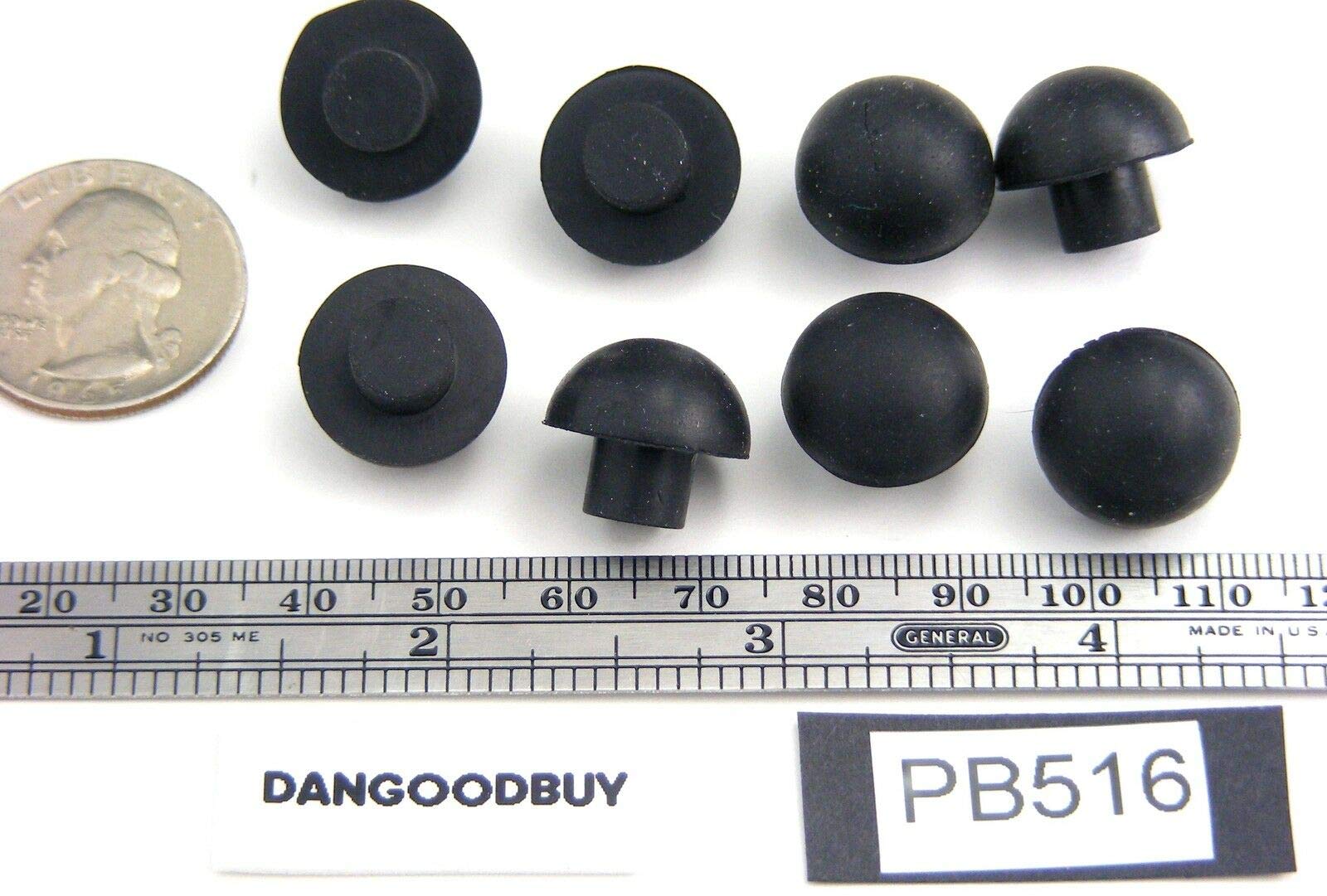 Buy KapOD Grommets and Hole Plugs 8 Rubber Pushin Mushroom Bumpers