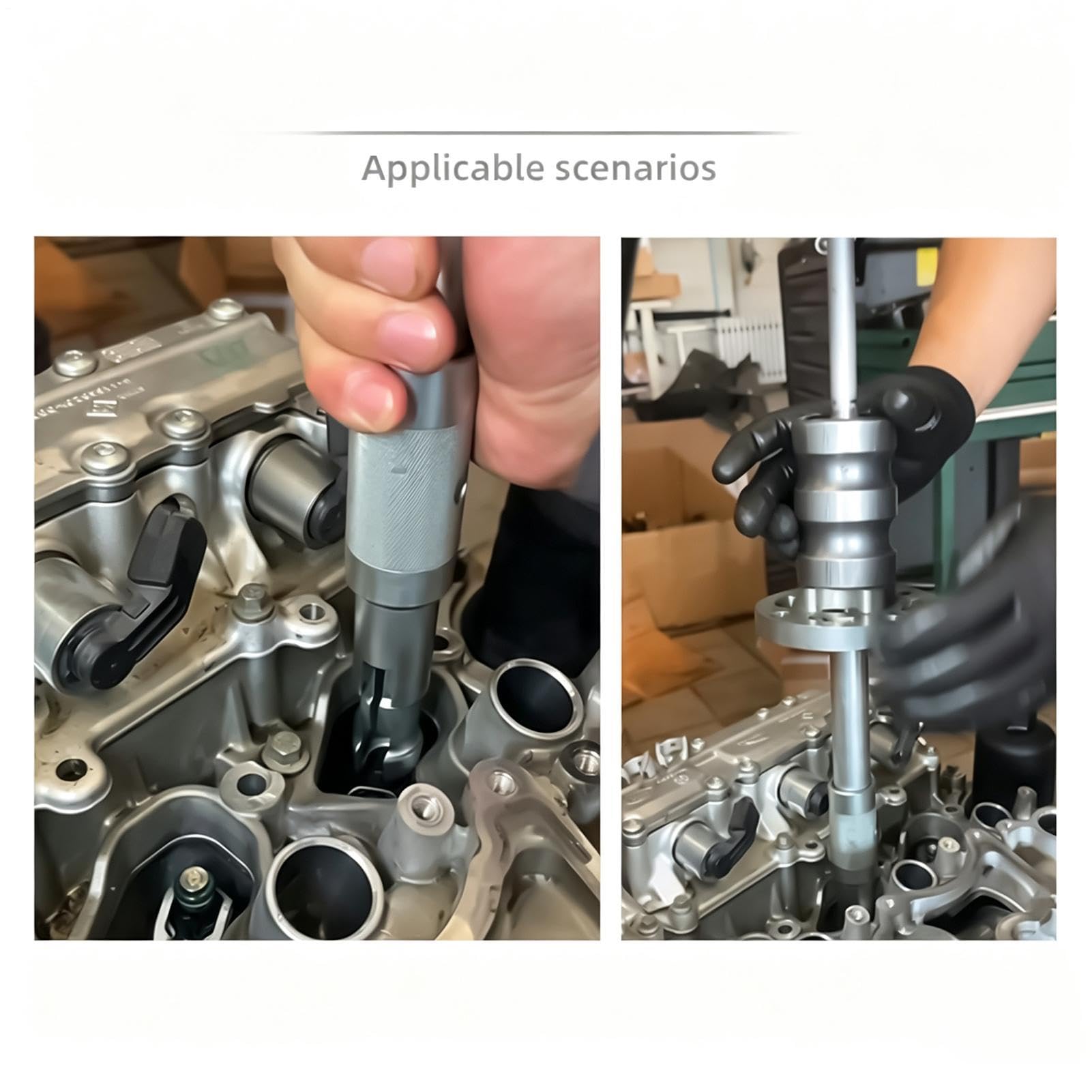 Estrattore Iniettori Installatore Per Motori Di Autovettura Antiruggine A | Attrezzo per Iniettori Benzina per Motori di Ricambio, Automotive, Casa, Officina e Garage