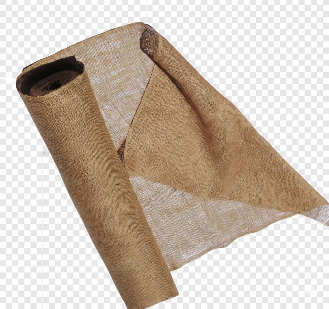 75 feet Long Burlap Fabric roll, 36 inch Wide Light Weight Jute-Burlap for Gardening Liner and Plant Covering Loose Weaved Breathable Strong Cloth
