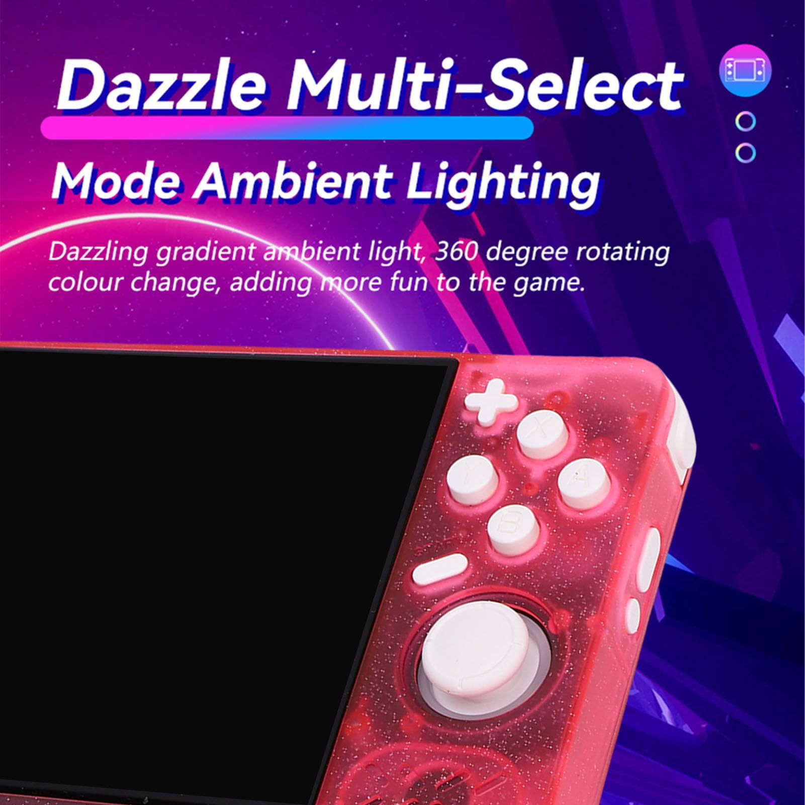 Console da Gioco Portatile con Schermo da 4 Pollici Console da Gioco da 1,5 GHz con Prestazioni Potenti per Adulti e Bambini, Portatile Ricaricabile (#10)