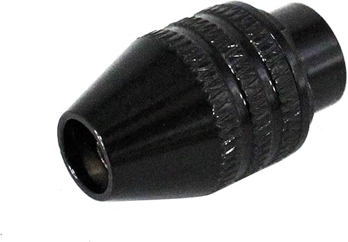 Portabrocas de 3 mandíbulas HFS(R) MultiPro, sin llave, acepta vástago de 132 a 18 pulgadas, plateado, 1 unidad