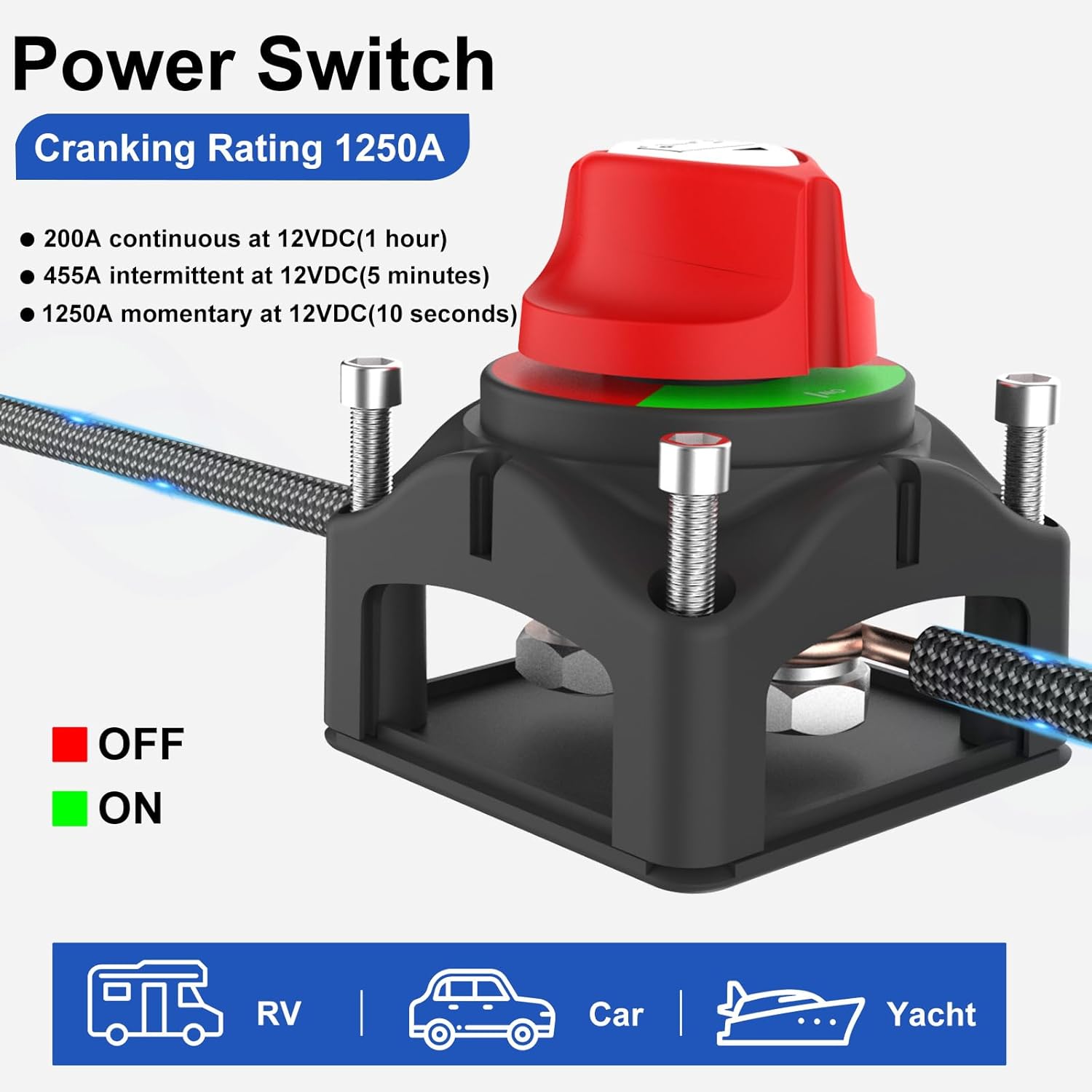 Bundle of Stainless Steel Battery Box & 12V Kill Swich