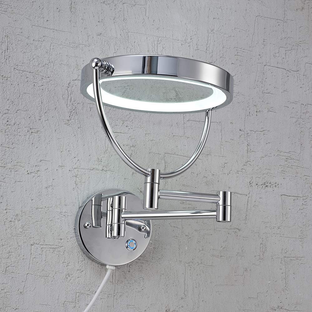 Loywe LED Beleuchtet wunderschöne Kosmetikspiegel Schminkspiegel rasieren Nomal (10Fach)