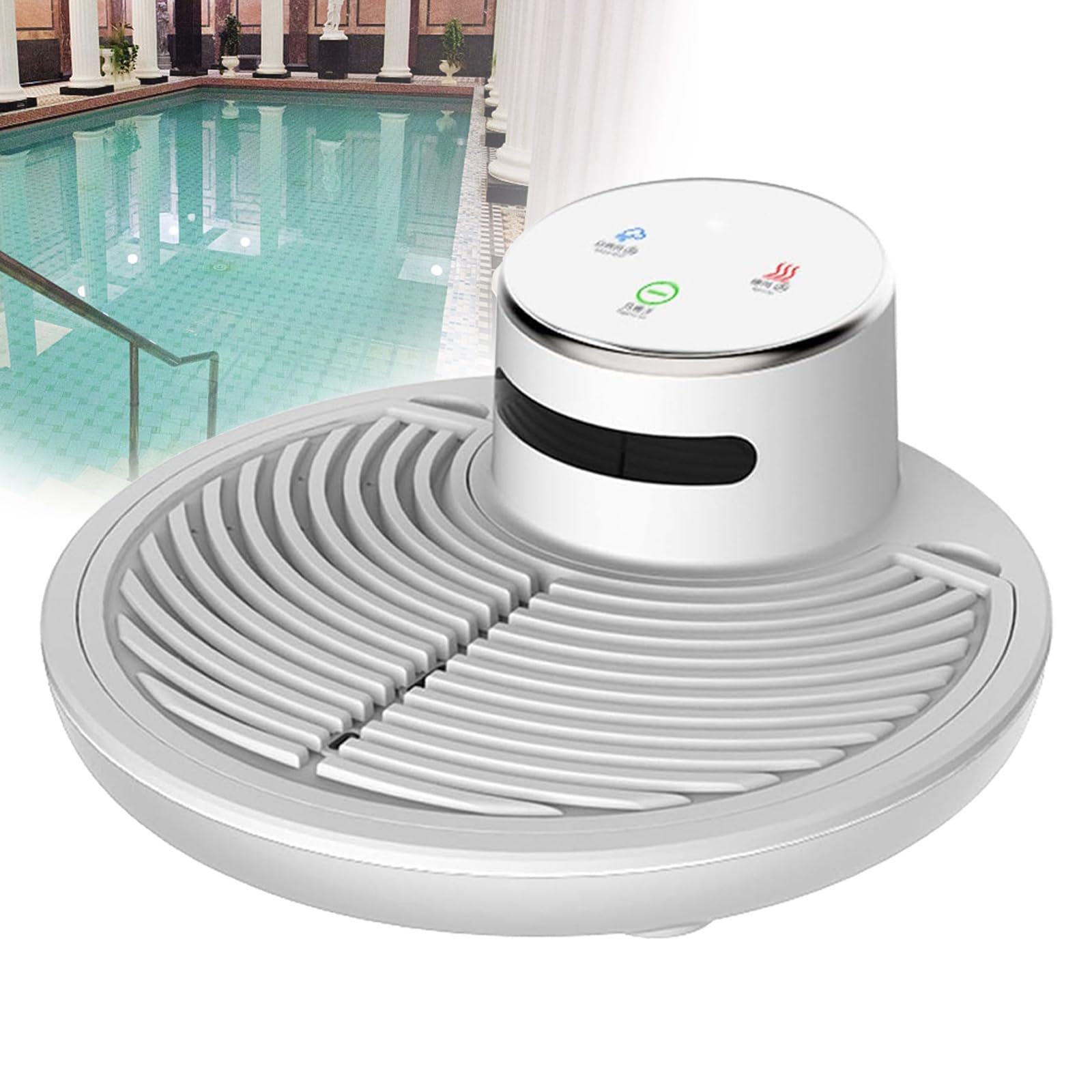 Feet Touch Panel Drying Machine 1200W Natural Warm Air Wind and Cool Wind,Full Body Dryer After Shower,Negative Ion Waterproof Heater Blow Body Dryer,Good for Bathroom/Swimming Pool