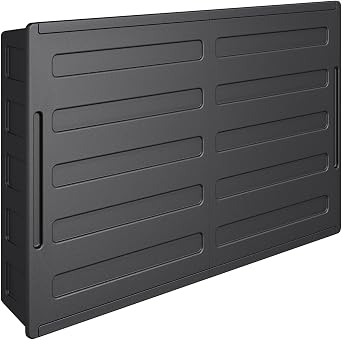 MELLCOM Hard Outdoor TV Cover for 45-55 inch TVs, Weatherproof Solid TV Cover with Full Motion Articulating TV Wall Mount for TV and Flat Panels