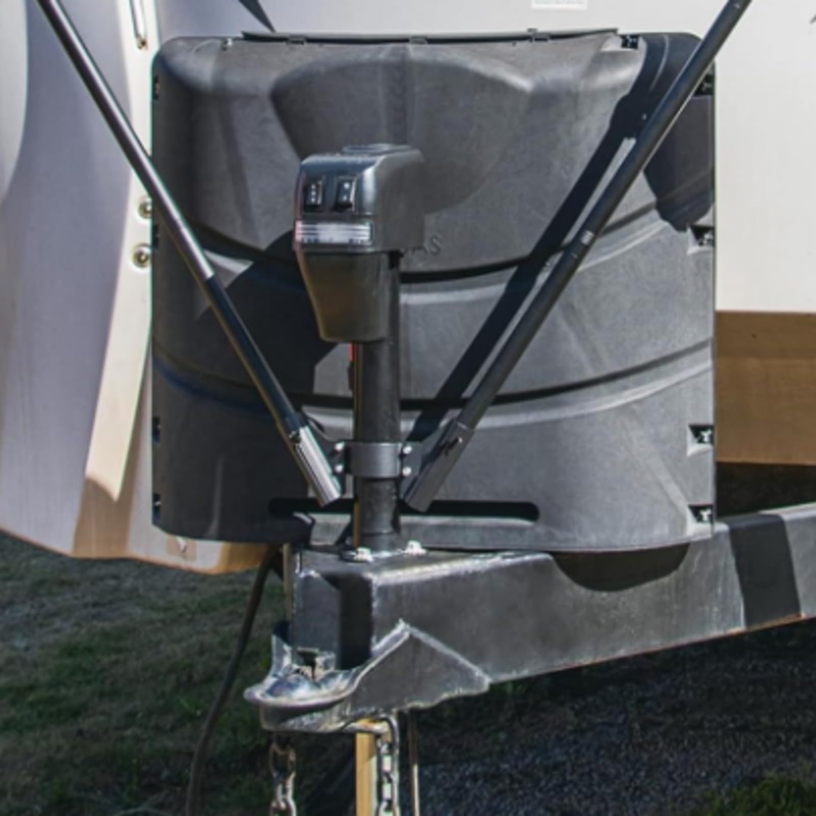 Support Drapeau Collier Serrage Cylindrique Compact Résistant Contre Intempéries pr Camping, Tailgating