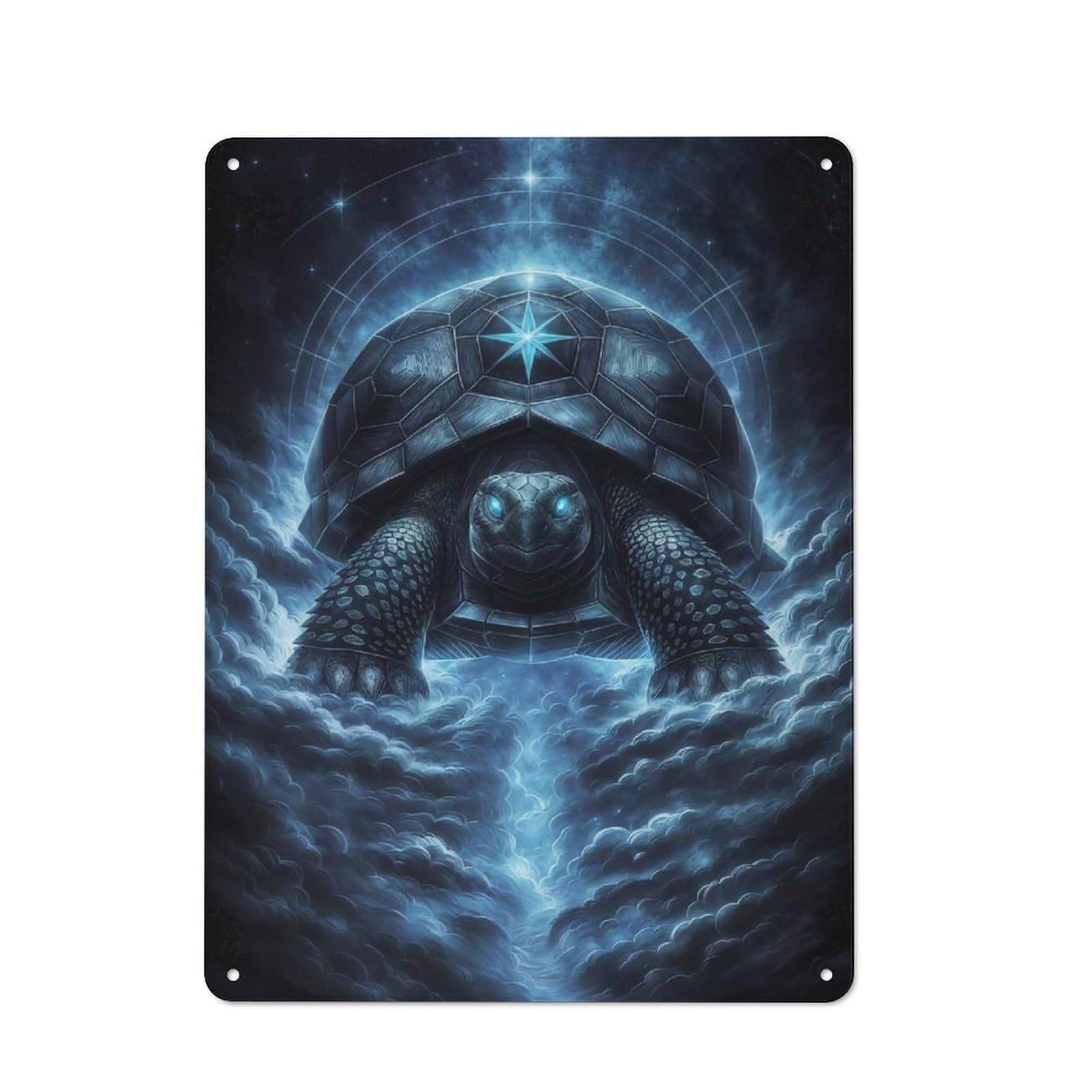 Junmoney Style-3 Outdoor Room Shed Metal Sign 40X30cm Featuring Cosmic Guardian, Utility Space Decor For Patio Bar, Workshop, Shed Or Kitchen