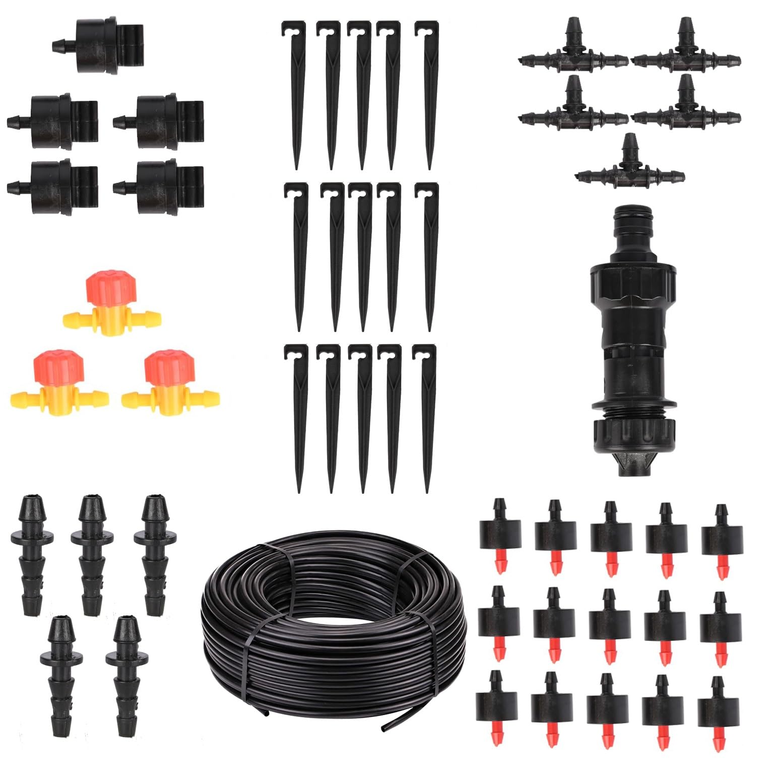 OUTO Manual DIY Drip Irrigation Kit with Water Flow Controlling Drippers for Home Outdoor Garden Nursery Farming & Agriculture 15 Trees Watering System (B0CRL1RPV9) Amazon Price History, Amazon Price Tracker