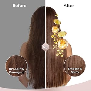 ALFHEIM Argan+ Repairing Shampoo | Argan Oil & Keratin for Dry, Damaged & Brittle Hair | Hydrating & Strengthening Sulfate-Free Shampoo | Color-Safe & Frizz Control | 10.7 fl oz