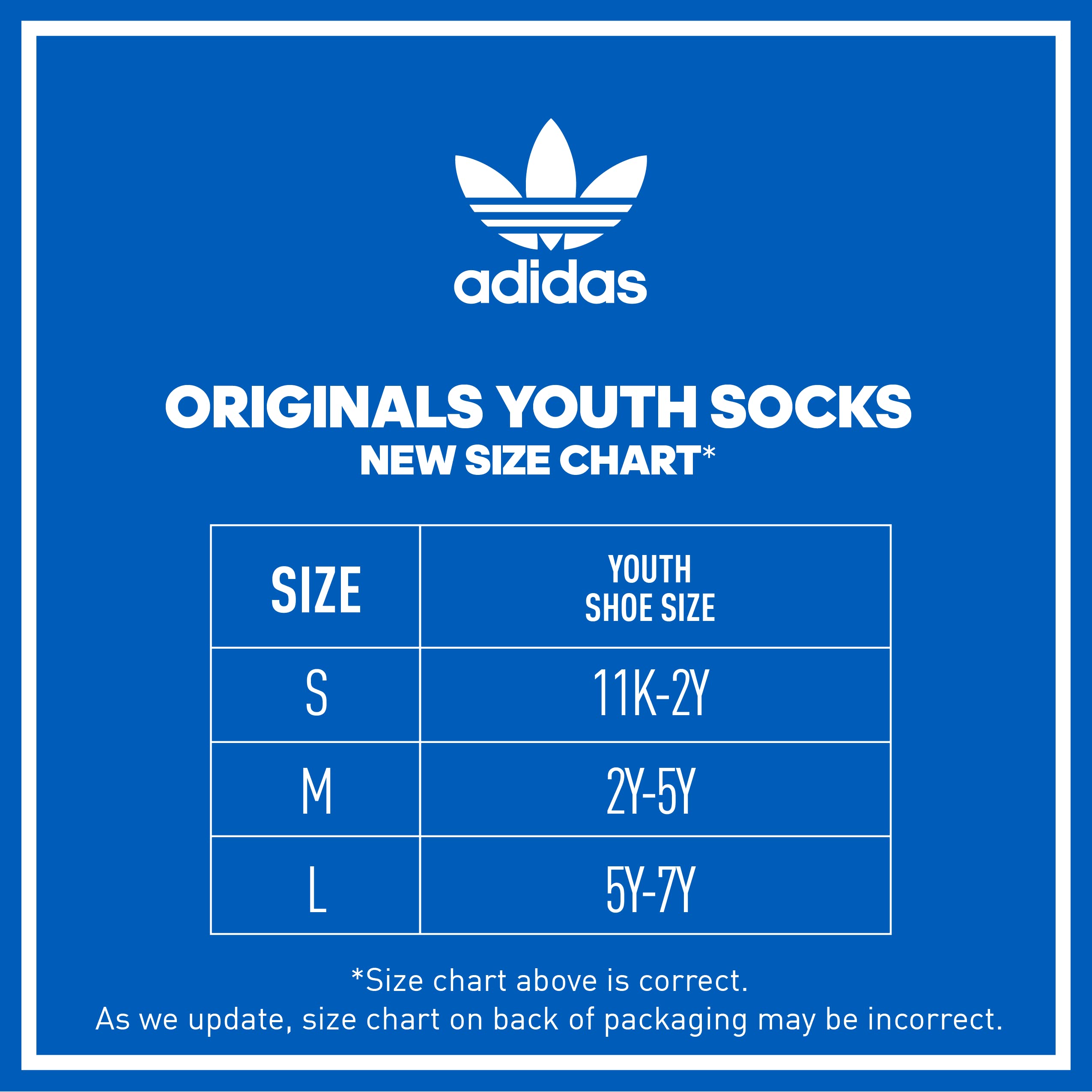 adidas big boy size chart