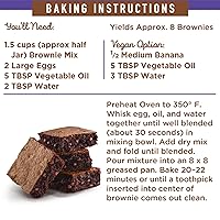 Vista 5 de PB2 Pantry Chocolate Chip Cookie and Brownie Mix, Gluten Free, Non-GMO, 4g Protein Per Cookie, Vegan (2 Jars - 16 Oz Each)