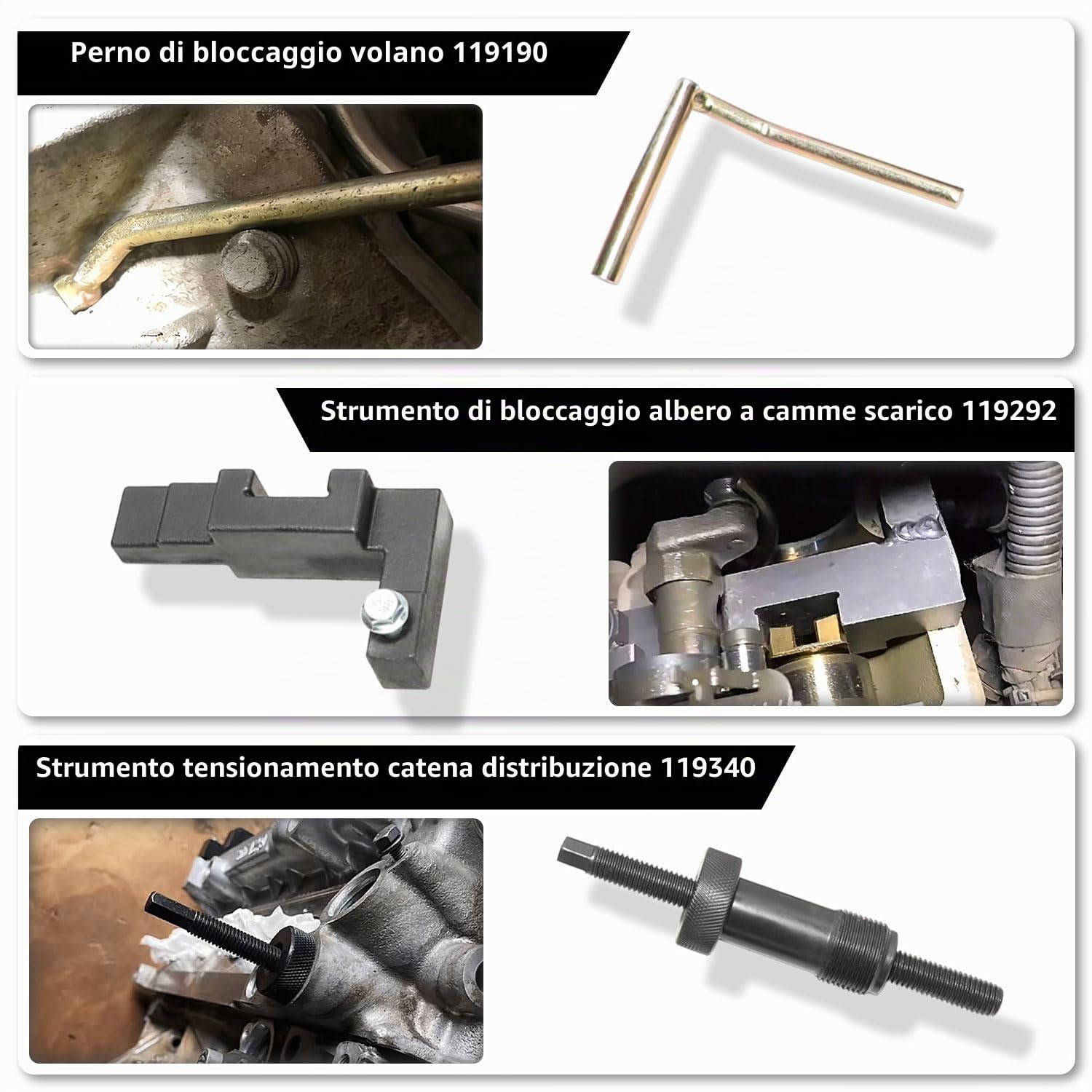 DPTOOL Albero a camme Strumento di bloccaggio Timing Compatibile con i Motori BMW 318I 320I 316I E87 E46 E60 E90 E85 N42 N46 N46T Attrezzi Cinghia dentata, Attrezzi per Albero a camme