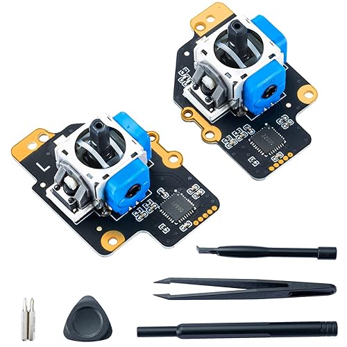 GuliKit (no drift) Type A Electromagnetic Joystick Module, for Steam Deck Type A Stick (with Tools), Thumbstick Repair Parts, Hall Effect Sensor