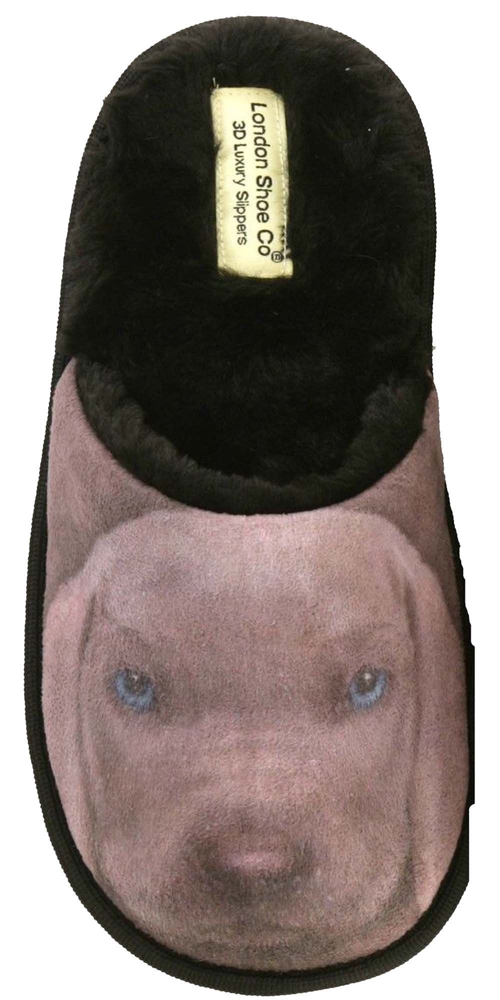 Ladies 3D Print Novelty Slippers Kitten Cats & Puppy Dogs