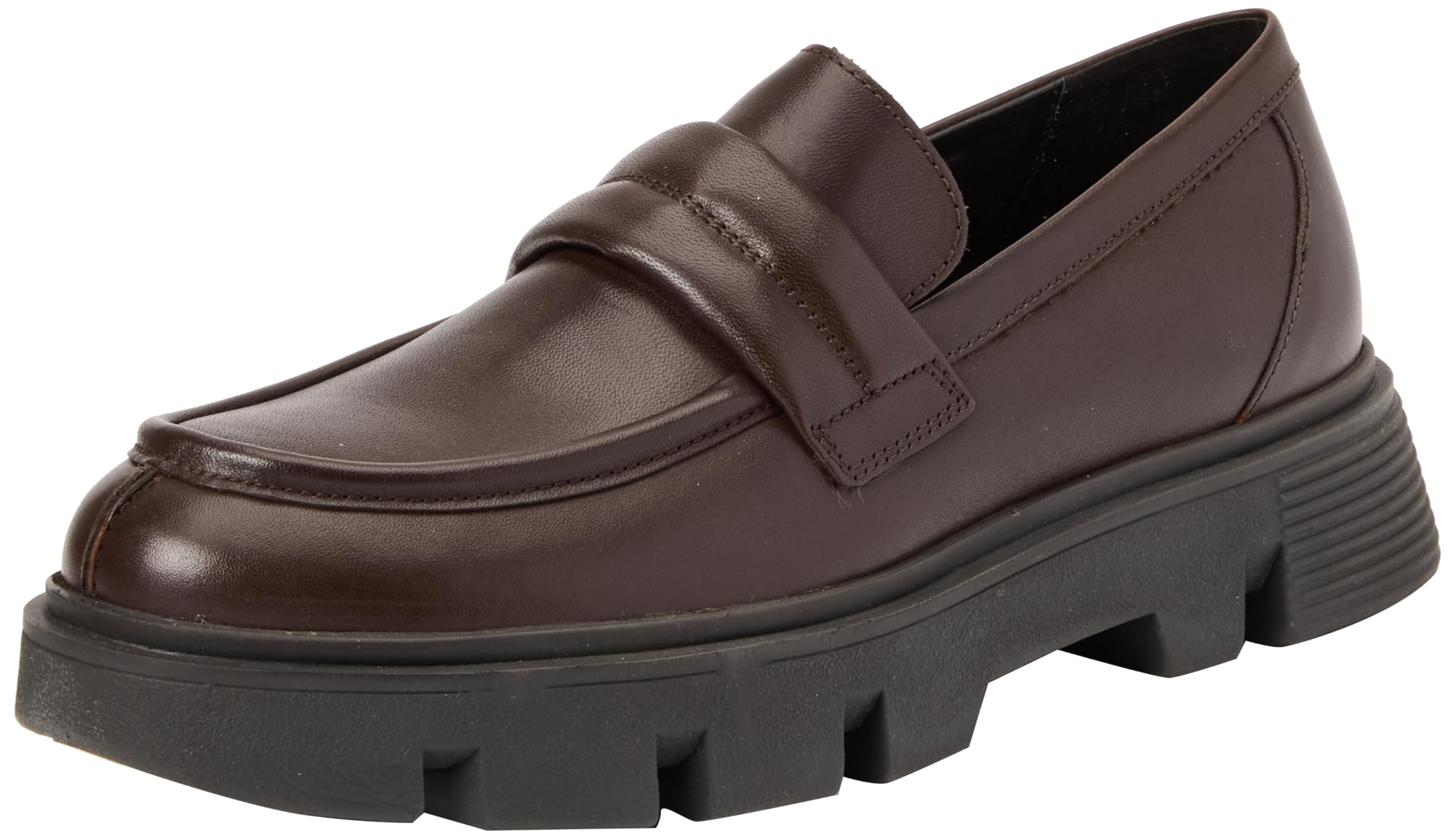 Geox Donna D Vilde C Moccasin, Caffè Scuro, 38 Eu-image
