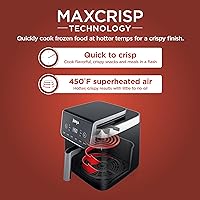 Vista 2 de Ninja Freidora de aire Capacidad Pro XL de 6.5 QT, cabe 9 libras de alitas 6 en 1 Máximo crujiente, freír al aire, asar, hornear, recalentar