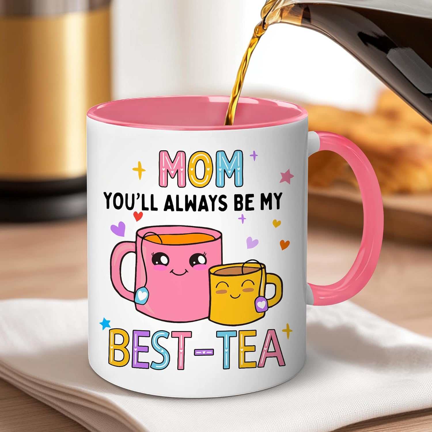 Gift For Mom - Gift For Mom - Mom Gifts - Mom Best Tea Mug - Mother Gifts From Son, Daughter - Birthday Gifts For Mother - Christmas, Birthday Present For Women, Mama 11OZ - Image 4