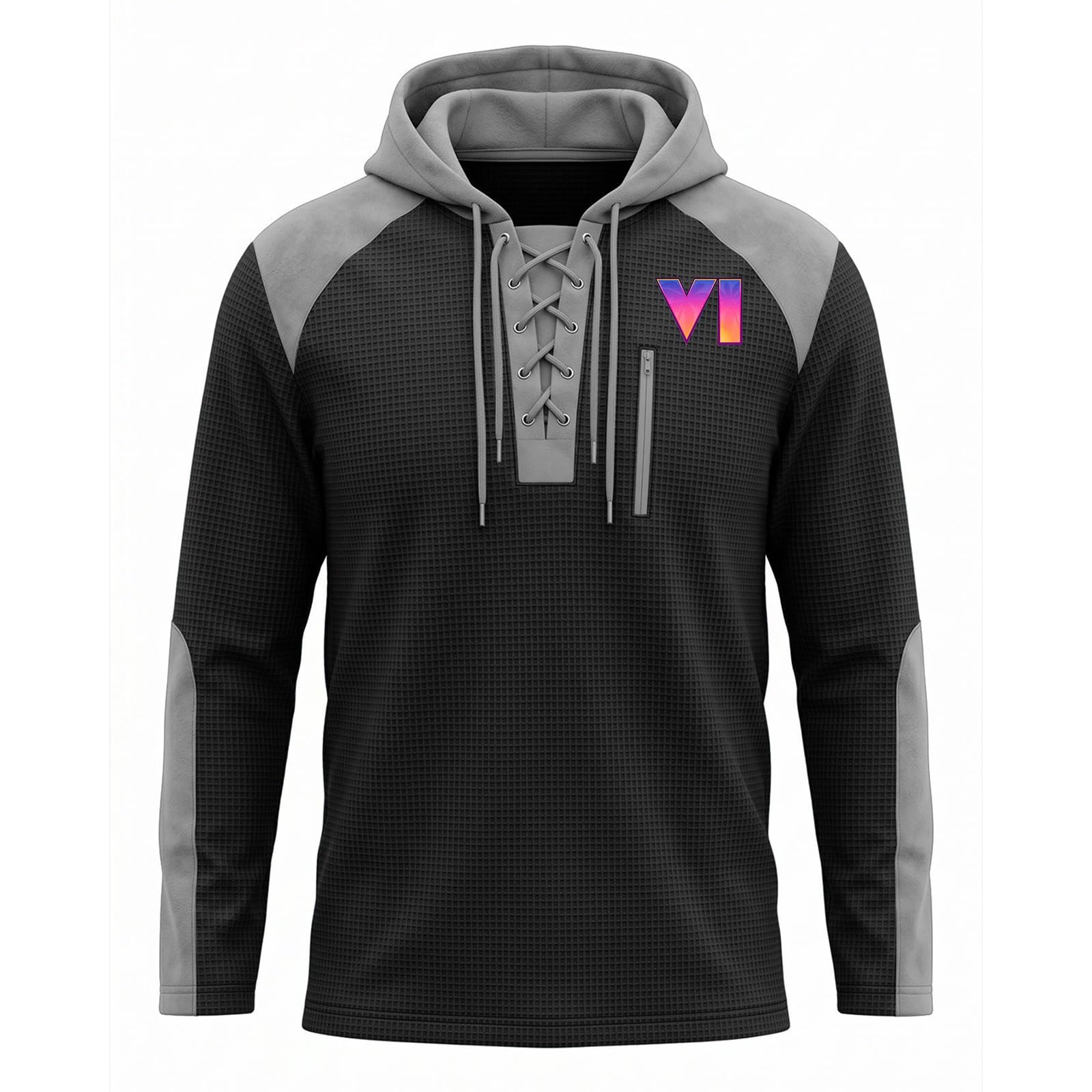 Sweat zippé homme classique coupe casual de couleur unie - 8