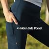 Pantalones de Yoga de Lana Merino para Mujer – Secado Rápido, Cintura Alta, Capa Base Térmica para Senderismo y Running 7