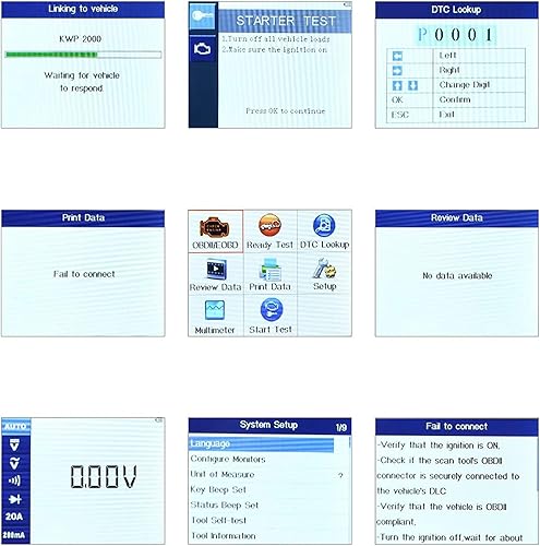 Miniatura 9 de Autel Autolink AL539OBDII herramienta de prueba para diagnóstico de auto y escaneo