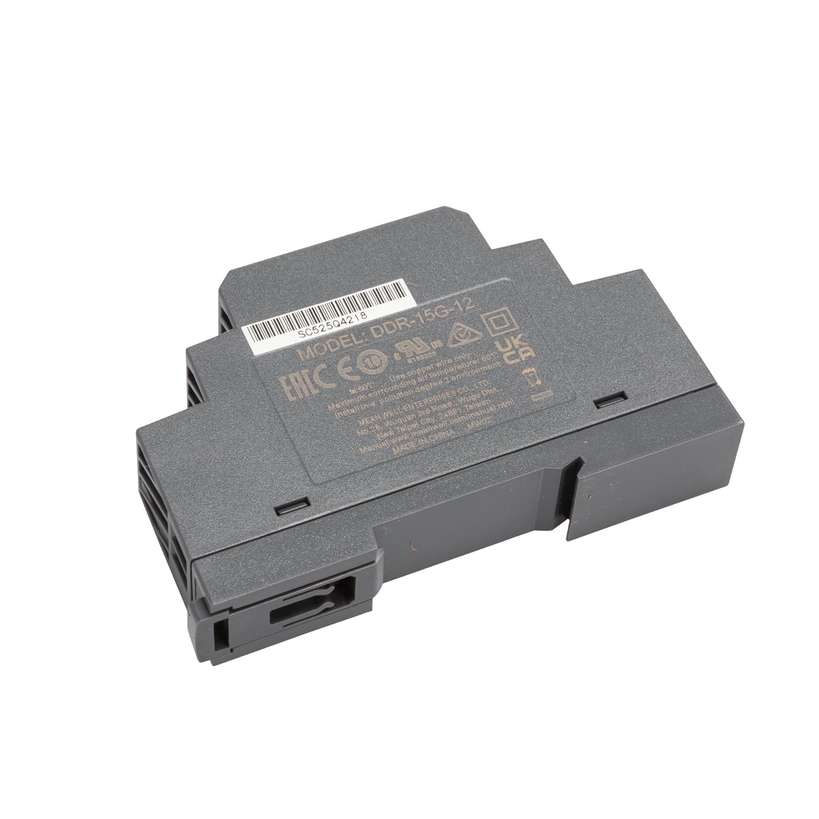 MEAN WELL DDR-15G-12 Convertisseur de Rail DIN 12 V/DC 1,25 A 15 W 1 x