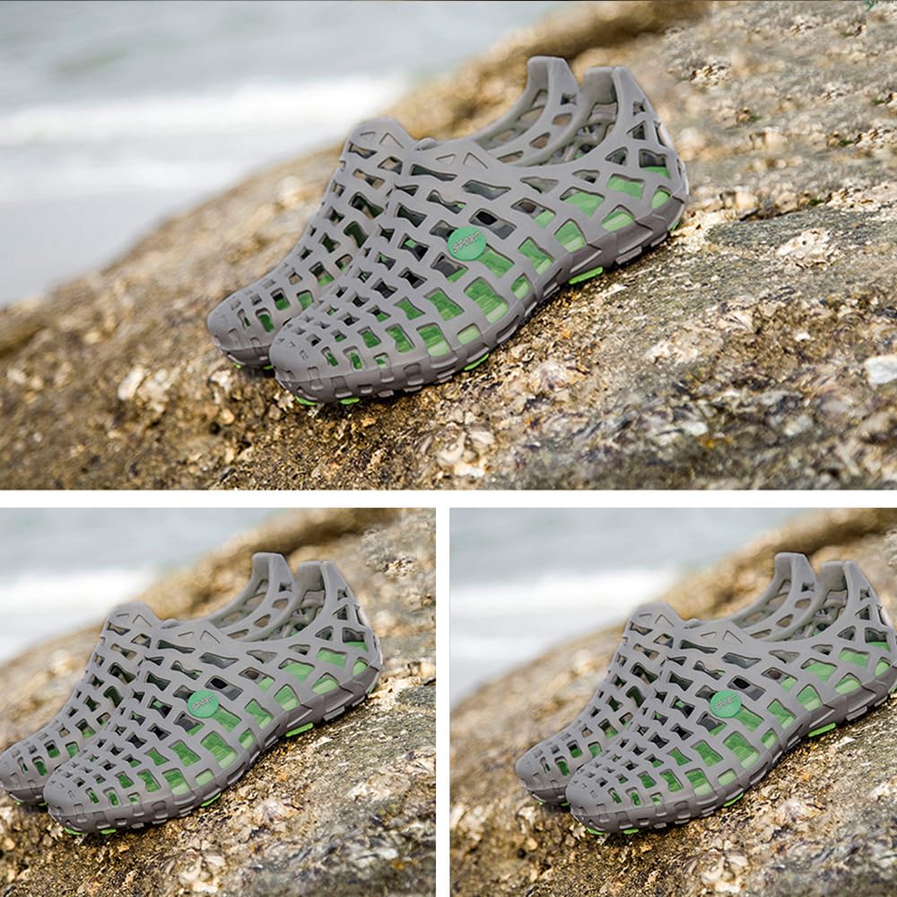 Asifn Sandales de Plage Chaussures d'Eau Femmes Hommes Beach Mesh Outdoor Sport