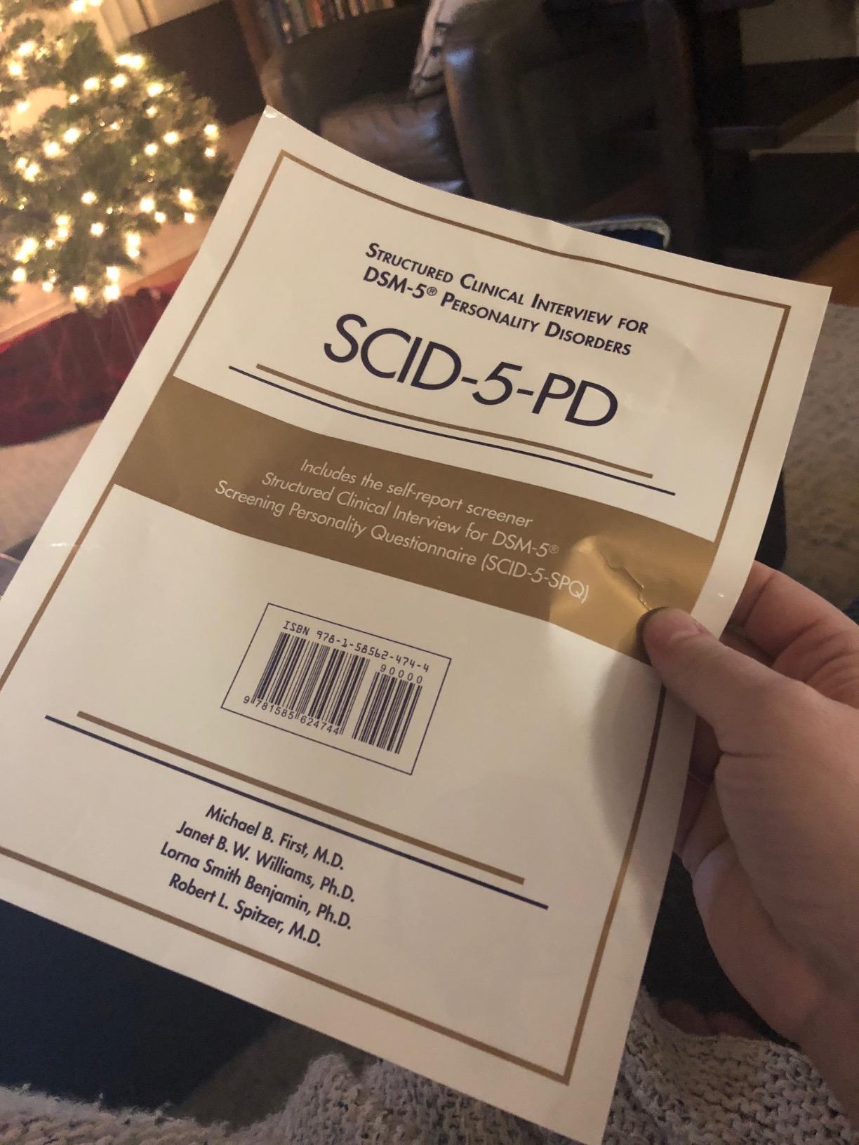 Buy Structured Clinical Interview for DSM-5 Personality Disorders SCID ...