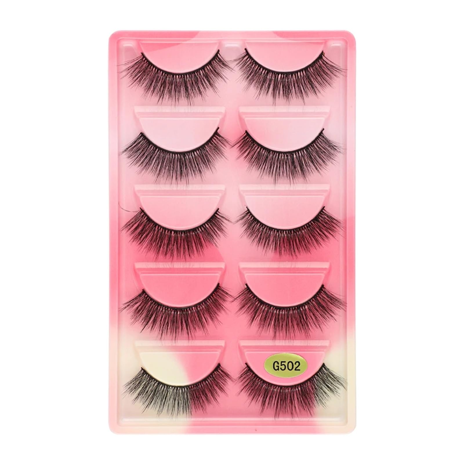UAMOU 2-50 Boxes Eyelashes faux mink lashes natural 3d mink eyelashes volume false lashes in bulk cilios Cheerfully