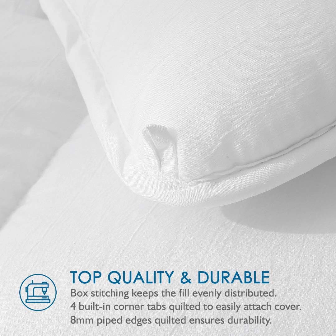 Uр Tо 40% оƒƒ Dafinner Cloud Down Alternative Comforter - 3pc All Season Comforter Set with Sham(s), Ultra-Soft Washed Brushed Cover, Luxury Plush Recycled Microfiber, Medium Warm Duvet (King, White) Bеѕt Cуbеr Dеаlѕ 🔥 Dafinner Cloud Down Alternative Comforter - 3pc All Season Comforter Set with Sham(s), Ultra-Soft Washed Brushed Cover, Luxury Plush Recycled Microfiber, Medium Warm Duvet (King, White)