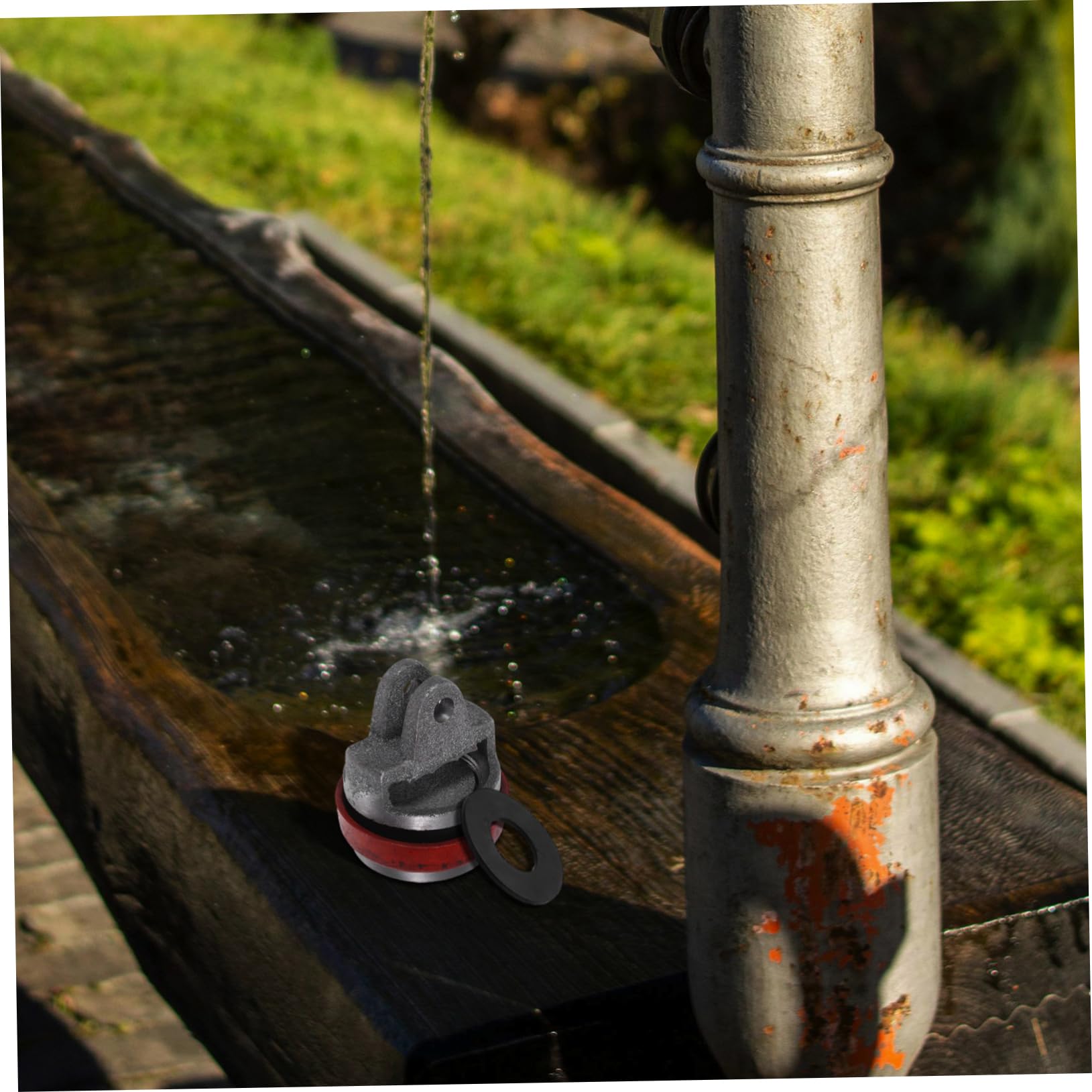 Piezas de Bomba de Agua Manual para Pozo de Hierro y Cuero | 1 Juego de Repuesto , Junta de Émbolo Excelente Sellado , Instalación Sencilla y Uso Versátil Color Aleatorio