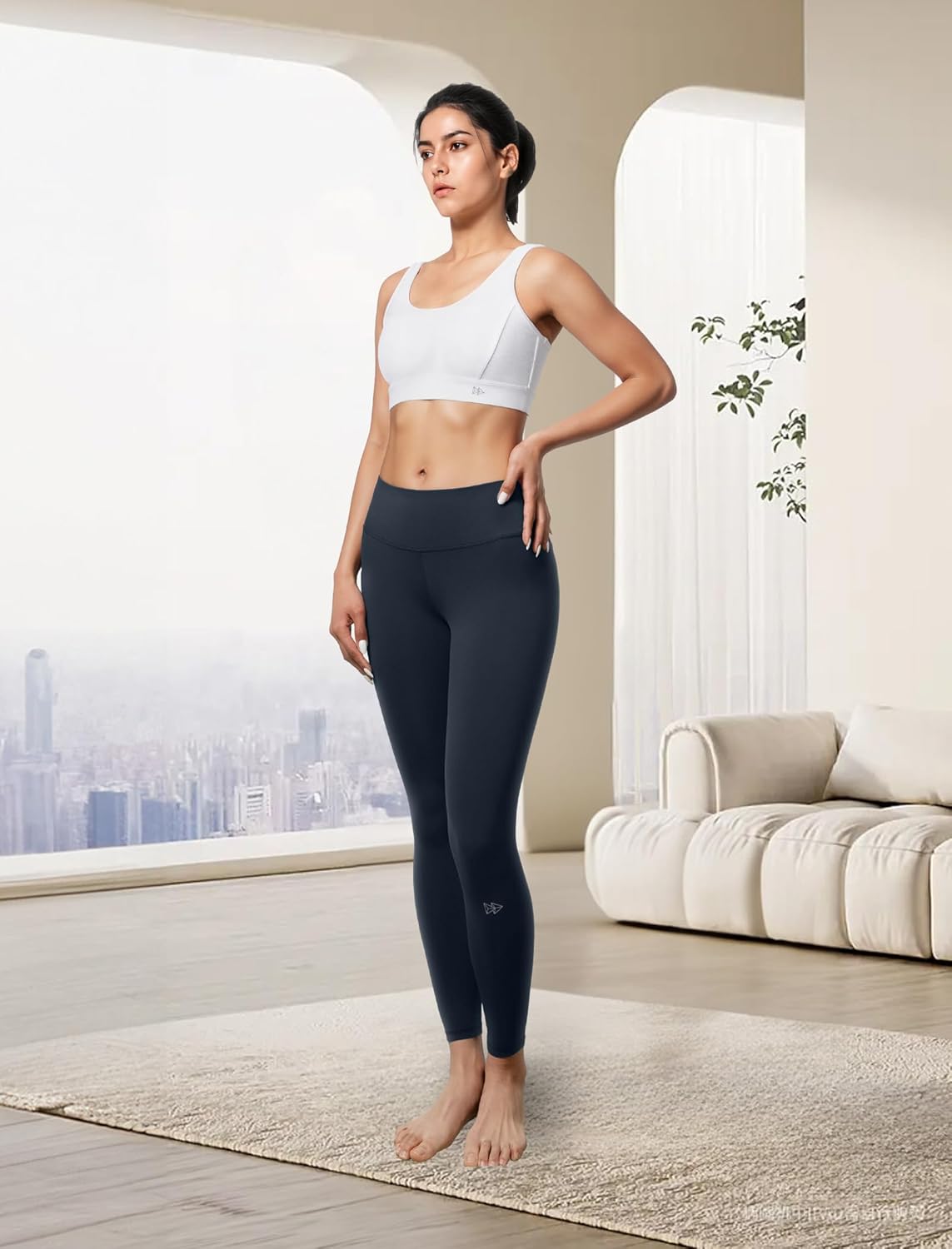 Yvette Sports Bras for Women Lightweight Series Yoga Bras Soft U Back Workout Tops with Detachable Pads - Image 6