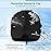 KingPavonini Migraine Relief Cap, Soothing Headache Relief Cap for Long-Lasting Cooling, Hot and Cold Therapy, Odorless Gel Migraine Cap for Tension, Stress, Hangover, Sinus & Puffy Eyes Black